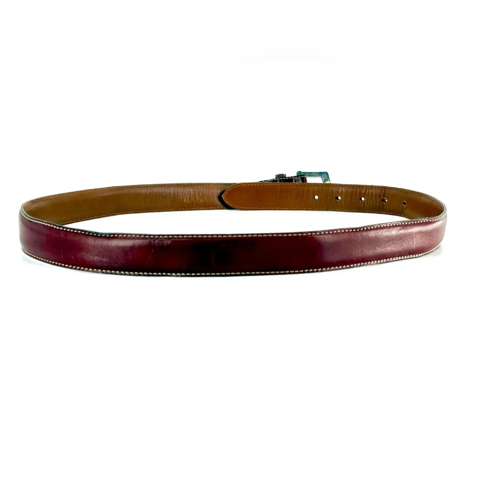 Brooks Brothers Vintage Worn‎ In Leather Belt 38